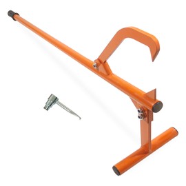 ALLCOS 50.9" Timberjack Log Lifter, Adjustable Log Roller Cant Hook, Heavy Duty Steel Log Jack, Logging Tools with Grip Handle for Rolling and Raising Up The Logs