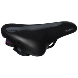 Ergon Fisio flex gel men's cycling saddle – black, standard