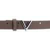 VALENTINO Round Women's Belt W110 Taupe - Can be Shortened,