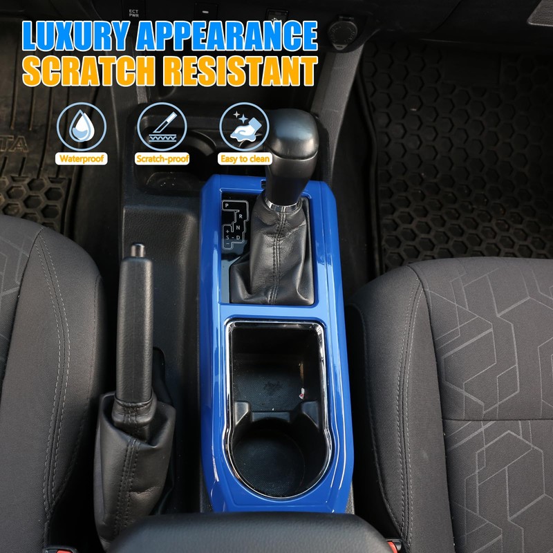 LLKUANG Center Console Gear Panle Frame Cover Trim Compatible with
