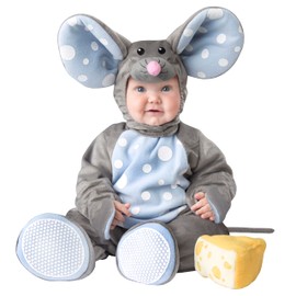 Fun World Baby's Lil' Mouse Costume, Grey Light Blue, XS