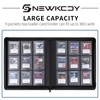 Snekdy Top loader Binder, 9 Pockets Top Loader，Holds 360 Top