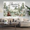 Woodland Baby Shower Backdrop Banner – 7×5 ft “Let The