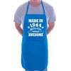 Print4U 80th Birthday Made In 1944 BBQ Cooking Funny Novelty