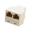 VizGiz 4 Pack RJ45 Splitter Connector Adapter 1 to 2