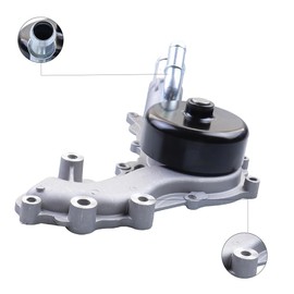 Water Pump W/Gasket Compatible with Chrysler 200 11-14 & for Dodge Avenger 11-14 & for Jeep Grand Cherokee 11-15 & for Volkswagen Routan 11-14 & for Ram 1500 13-18 Waterpump Car OEM AW6169 5184498AD