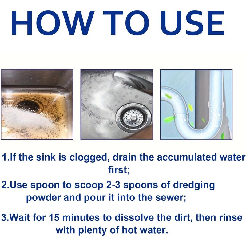 Multi-Purpose Pipeline Dredging Agent, Toilets, Bathroom Drains & Floor Pipes