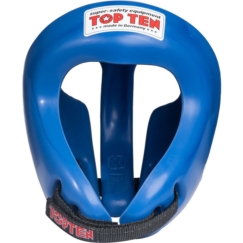 TOP TEN Competition Fight Head Guard - Blue, Size M