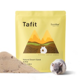 tafit No-Dust Botanical Hamster Desert Sand or Potty Litter Sand with Lavender, Mint, & Rose for Syrian Dwarf Hamsters, Gerbils, Mice, Rats, and Other Small Pets (6.17 lbs)