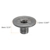 uxcell M4 T-Nuts, 12pcs Carbon Steel Tee Nut Round Base