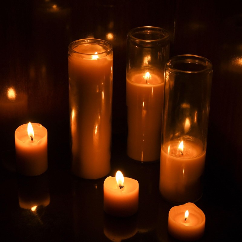 7 Day Beeswax Devotional Prayer Candle