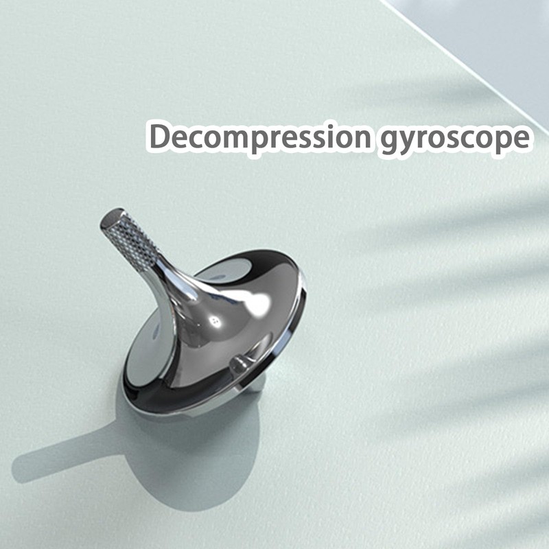 Lvpradior Stainless Steel Spinning Top, Long Lasting Spin Time Over