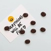 20pcs Strong Magnetic Coffee Bean Shaped Fridge Magnet Set -