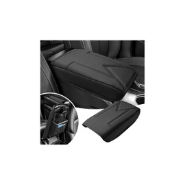 Center Console Cover for Jeep Grand Cherokee L 2022-2026 Armrest Cushion Pad Arm Rest Cover Leather Console Lids Protector for Jeep Grand Cherokee L Accessories