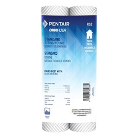 CFS COMPLETE FILTRATION SERVICES EST.2006 Compatible for OmniFilter Model RS2-DS 2 Pack String Wound Filters Whole House Water Filter Cartridges