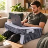 Memory Foam Lap Desk Pillow for Reading & Gaming –