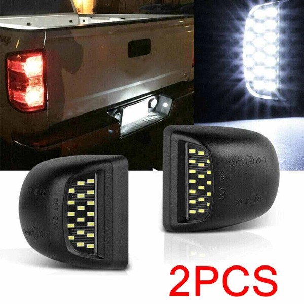 newcars308 1Pair LED License Plate Light Fit for 00-06 Chevy