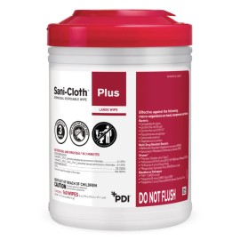 Sani-Cloth Plus Disinfecting Wipes – 160 Ct Canister – Case of 6 – MPN Q89072