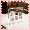 Vowcarol Acrylic 5x5 Picture Frame, Clear Two Sided Display, Free