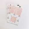 December Advent Calendar Countdown to Christmas Pink Scratch Off Cards