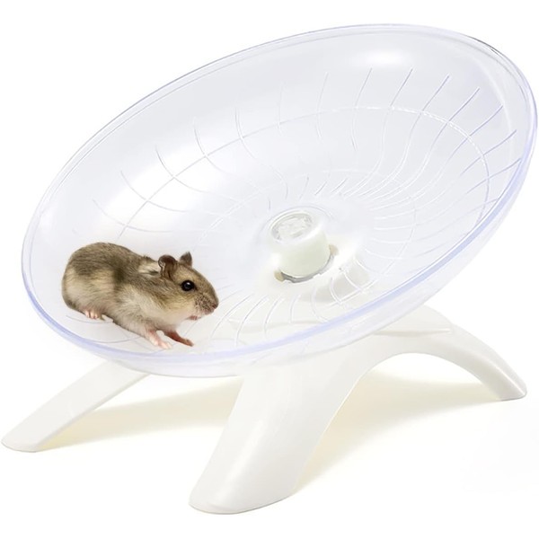 Flying Saucer Hamster Wheel with Silent Spinner,Hamster Running Wheel for