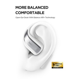 1MORE Open Earbuds, S70, Bluetooth 5.3 Earbuds, Over-the-Ear Earphones, No Blocking Up to 40 Hours of Playback, Microphone Included, 0.3 oz (8.7 g), Ultra Lightweight, Running and Sports Earphones,