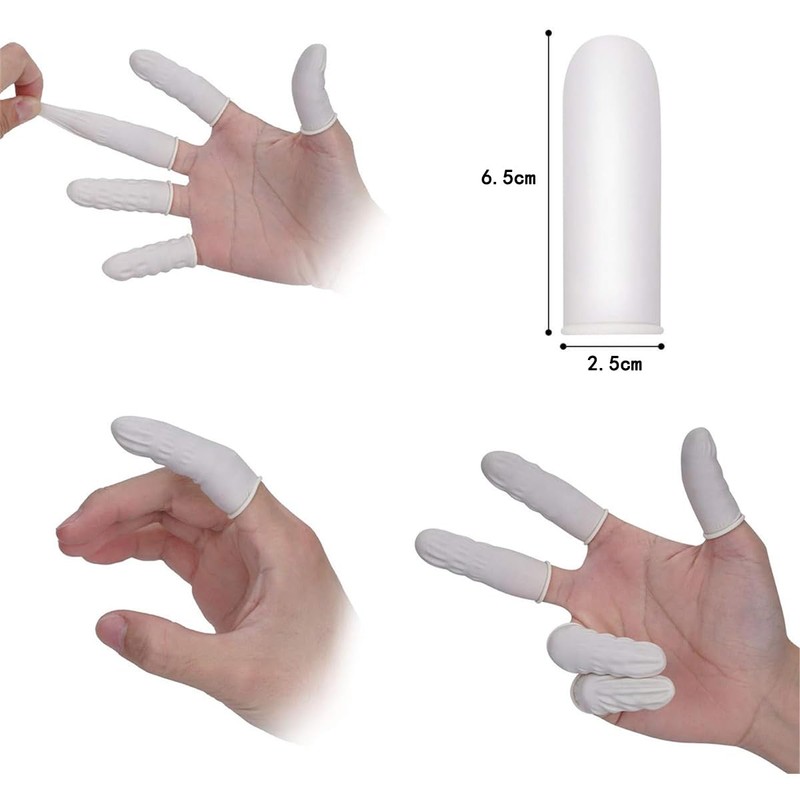 Finger Sacks, Finger Protector, Pack of 100, Anti-slip, Anti-static, Prevents