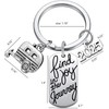 MIXJOY 2025 Find Joy in The Journey Keychain Happy Camper