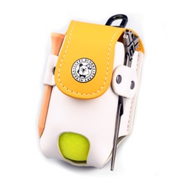 YUPPY QUOKKA Golf Ball Case, Like Genuine Leather, Premium, Premium Microfiber Leather, High Quality, Texture, For 2 Packs, Supple Texture, Luxurious, Stylish, Functional, Durable, Strong Thin