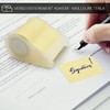 WAYTEX 4 Rolls Reusable Sticky Notes with 4 Unrolling Sheets