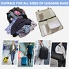 RisetoFame Compression Packing Cubes, Mesh Luggage Storage Bags, Expandable Travel
