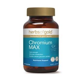Herbs of Gold Chromium Max 60 Capsules, 60 count