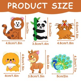 NHQZ 12 Stück Magnete kinder, Magnetische tiere, Kühlschrankmagnete für Kühlschrank Baby Educational Toy