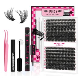 Kit De Extensiones De Pestañas Efecto 3d 40d+60d+80d Mixtas