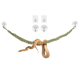 Wzttdm Snake Climbing Rope, Snakes Enrichment Toys, Ball Python Tank Accessories, Snake Enclosure Decor for Ball Python Small Reptile