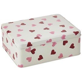 Bridgewater Emma Hearts Deep Rectangular Tin 195 x 154 x 75 mm