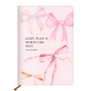 Pink Bow Bible Hard Shell Journal Notebook, Bible Notebooks for