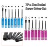 7pcs Pink Socket Screw Driver Set, Screwdriver Tools Kit Set