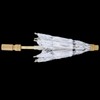 Bridal Umbrella Lace Cotton Embroidery Handmade Parasol Umbrella Wedding Supply(White