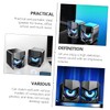 LABRIMP 2pcs Mini USB Speakers for Desktop Laptop High Definition