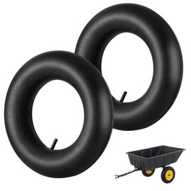 4.80/4.00-8 Wheelbarrow Inner Tube 480/400-8 Replacement Inner Tubes Straight Valve for Hand Trucks Lawn Movers Garden 2 Pcs