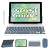 10 inch Tablet with Keyboard 2 in 1 Tablet Android