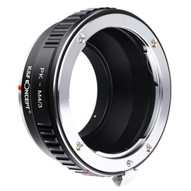 K&F Concept PK to M4/3 Adapter, Lens Mount Adapter for Pentax K PK Lens to Micro 4/3 MFT Mount Olympus Panasonic Cameras