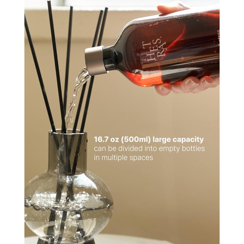 hetras. Premium Reed Diffuser: 16.9oz (500 ml) Large Capacity |