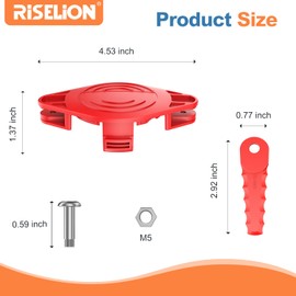 RISELION Weed Eater Bladed Head Compatible with Craftsman String Trimmer CMCST900, CMESTA900, CMEST913, CMESTE920 & CMCST98020 CMCST910 (1 + 12 + 4)