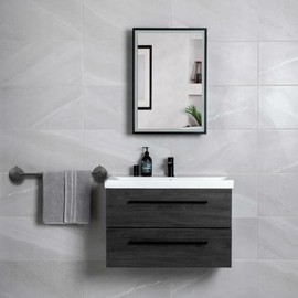 DGYB Suction Cup Towel Bar for Bathroom 17 Inch Set of 2 Matte Black Towel Holder Stainless Steel Premium Kitchen Towel Rack Wall Mounted