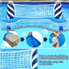 Inflatable Pool Games Volleyball Net Pool Float Set with 19"