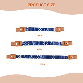 DecorDwell Kinder Stretchgürtel, 6 Stücke Verstellbare Kindergürtel, Ohne Schnalle Kindergürtel, Elastischer Unsichtbaregürtels, sportgürtel für 2 bis 15 jährige Jungen