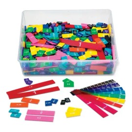 Azulejos Decimales Y Fracciones Montessori 15 Juegos De 51                                                                                            