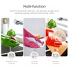 YSLON 3 Pairs Rubber Dish Gloves Kitchen Cleaning Gloves Waterproof